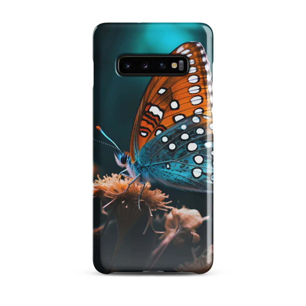 Whispers of Color: The Butterfly's Embrace | Phone Case |  S10 Plus | Snap Case | Glossy