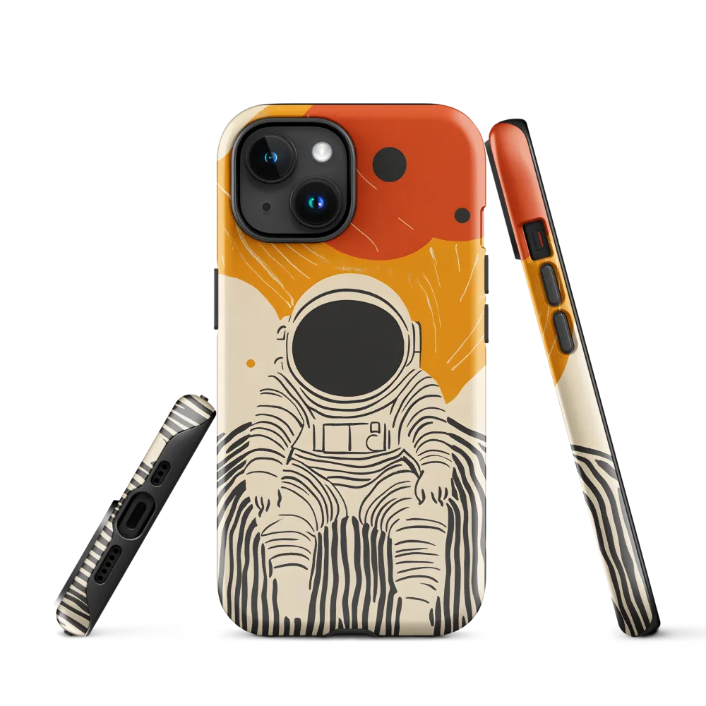 Astronaut in Cosmic Thoughts | Phone Case |  15 | Tough Case | Glossy