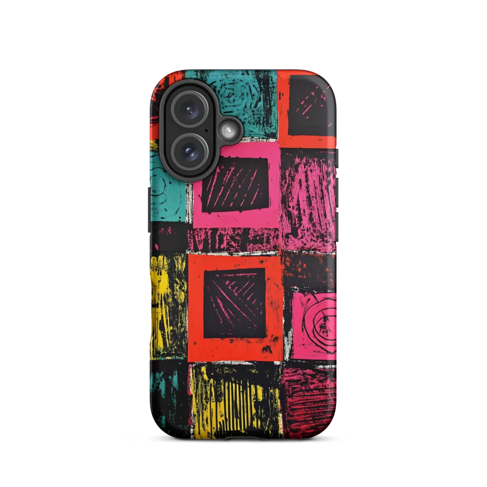 Dynamic Expressions in Geometric Patterns | Phone Case