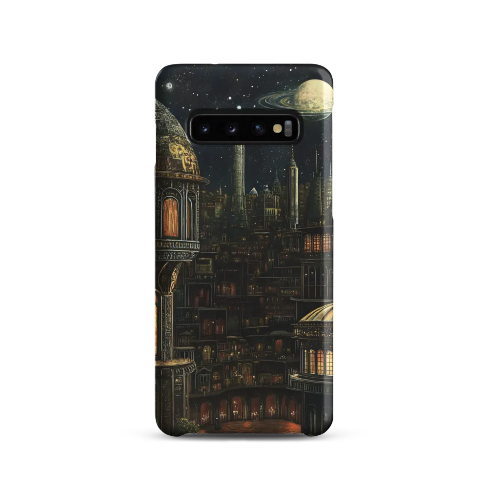 Celestial Enigma: A Surreal Cityscape