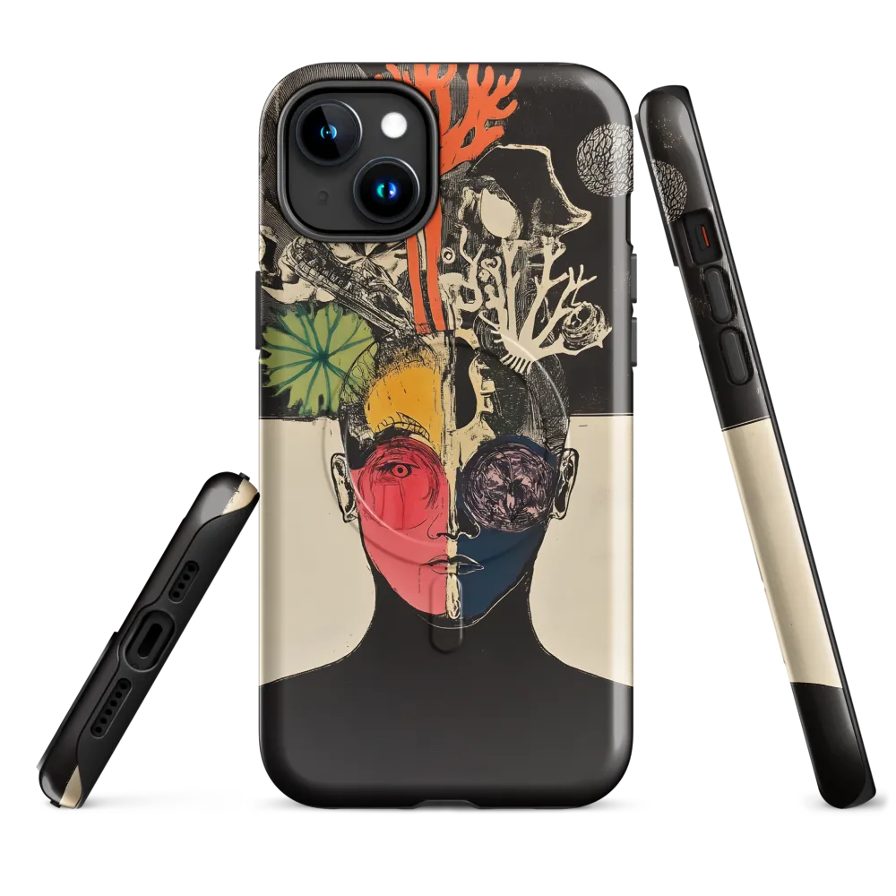 Coral Thoughts | Phone Case |  15 Plus | MagSafe® Tough Case | Glossy