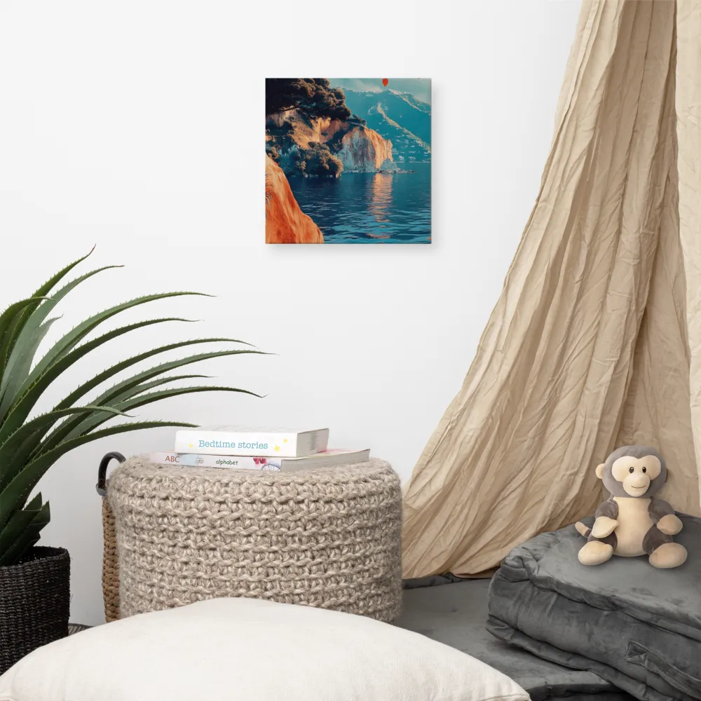 Elysian Waterscape | Canvas | 12″×12″