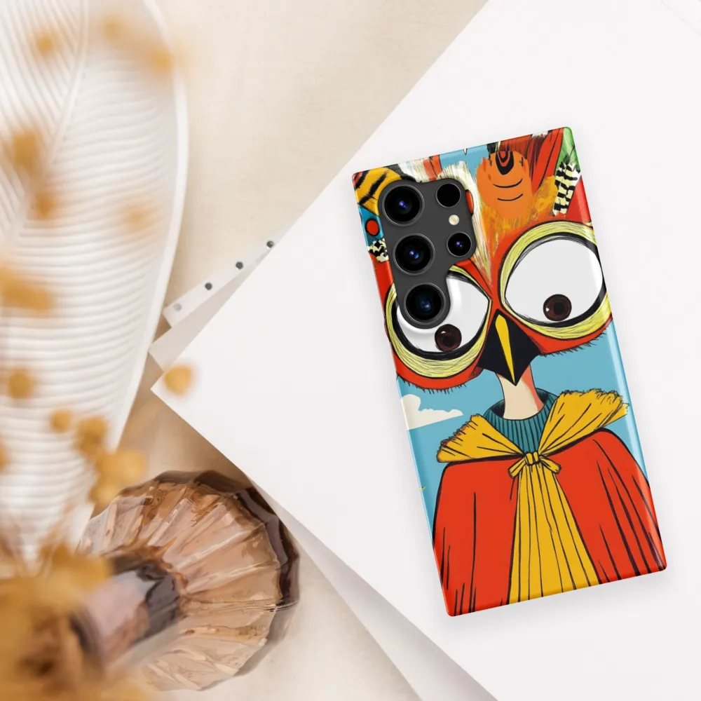 A Whimsical Encounter: The Owl-Human Fusion