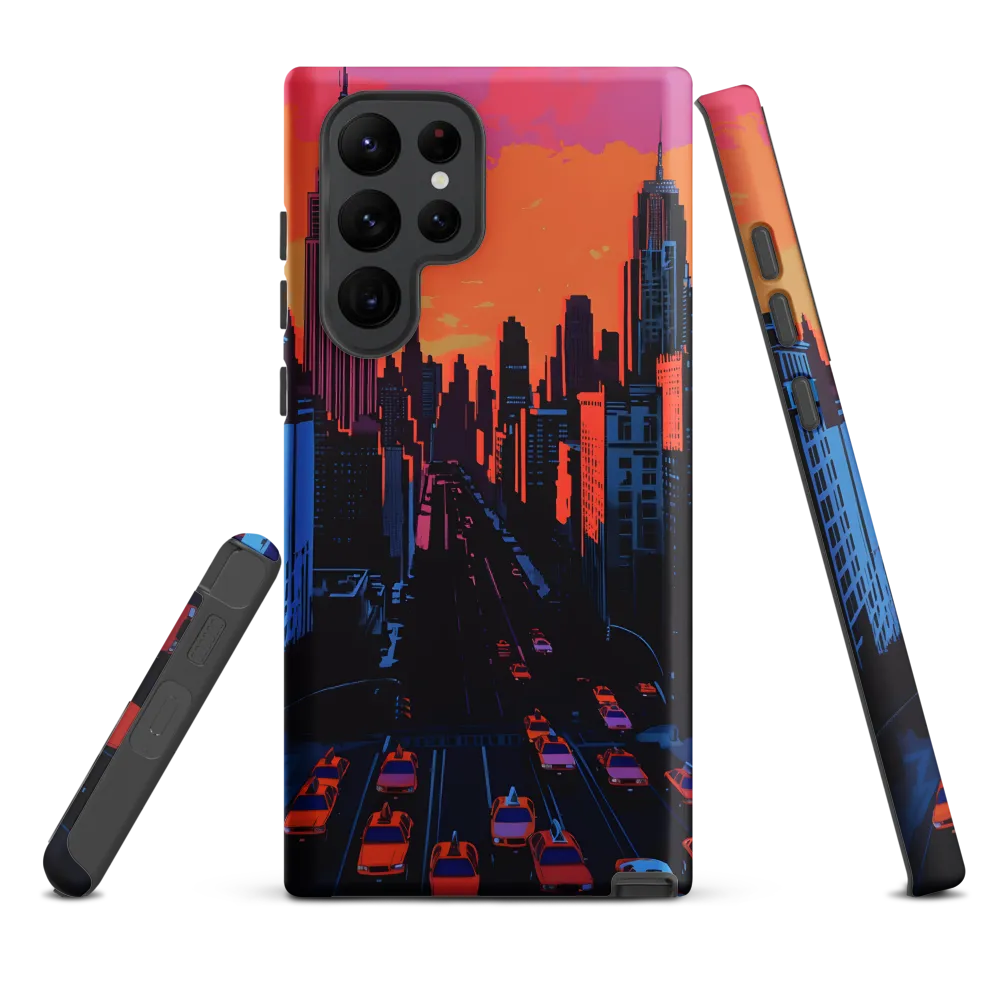 Sunset Over Skyscrapers