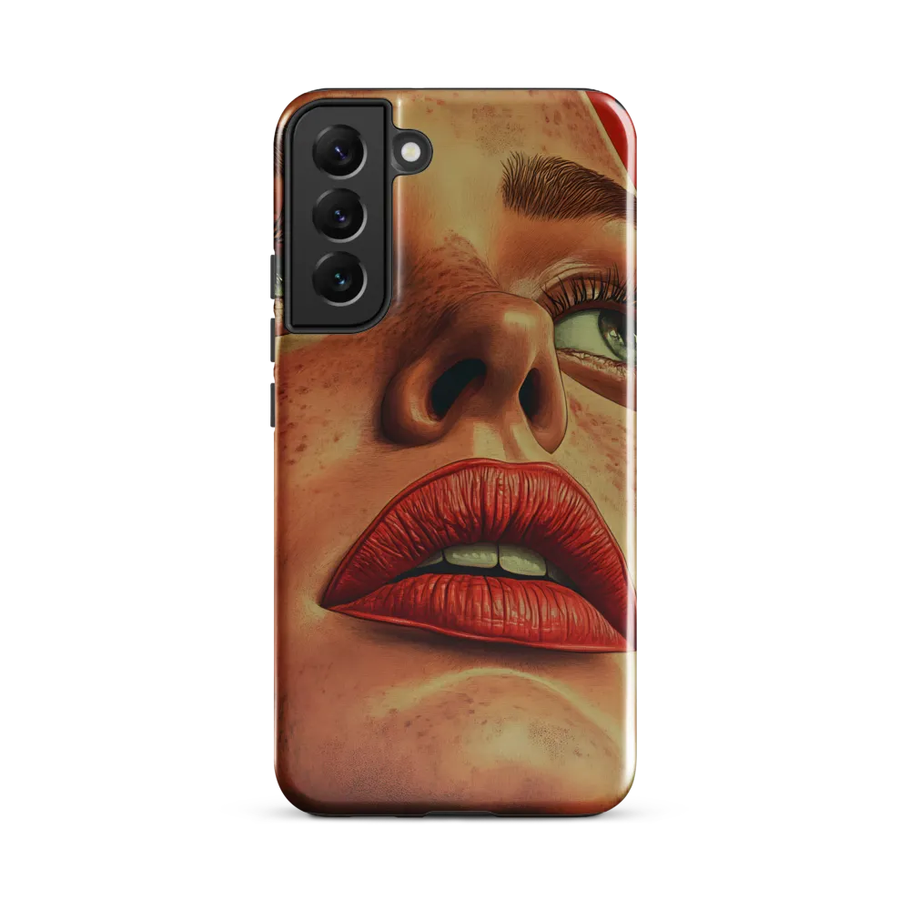 Red Intensity: A Portrait of Elegance