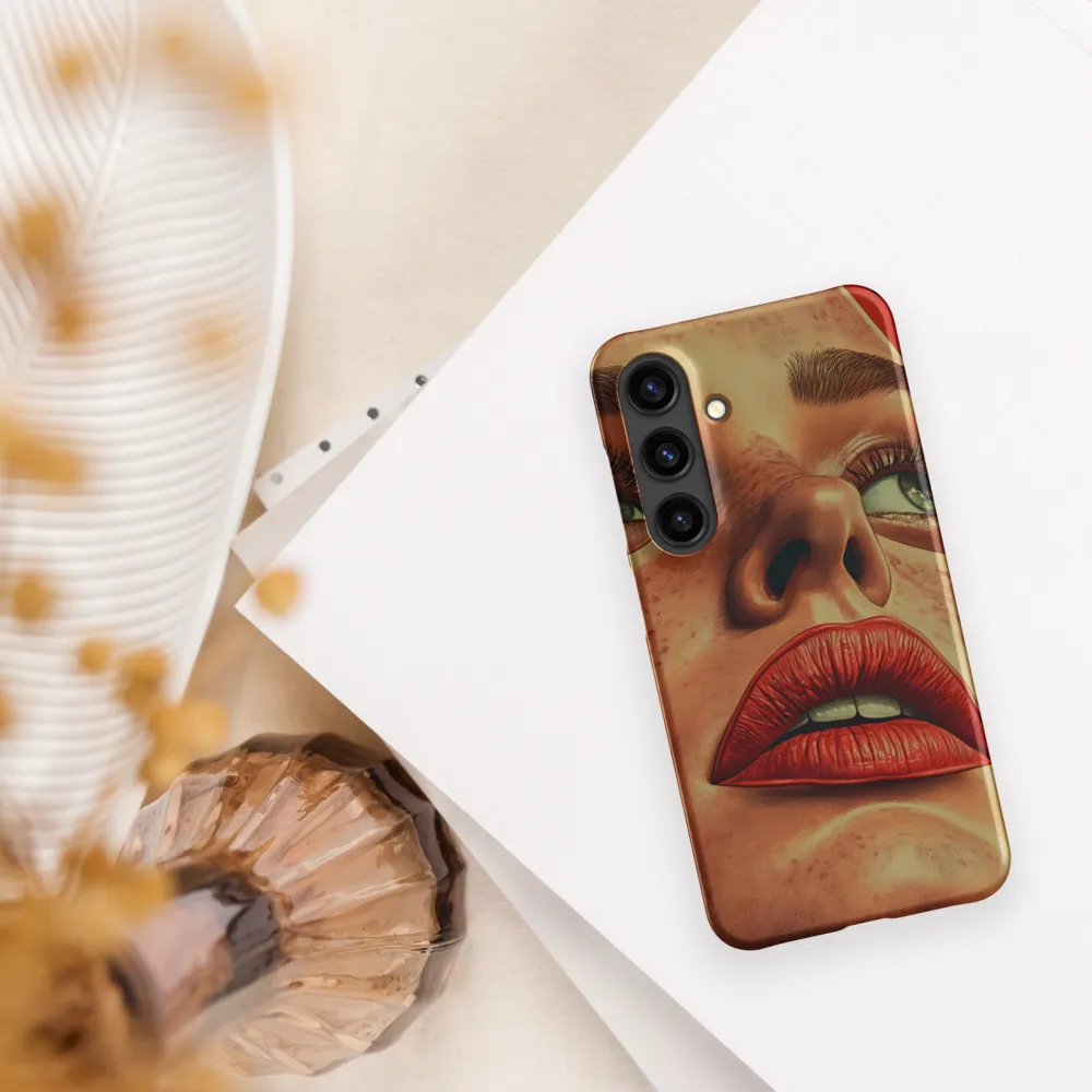 Red Intensity: A Portrait of Elegance