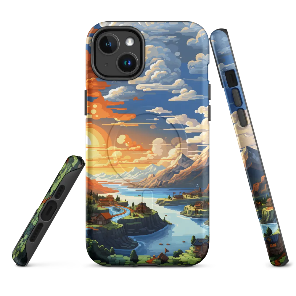 Tranquil Sunset Over Serene Landscape