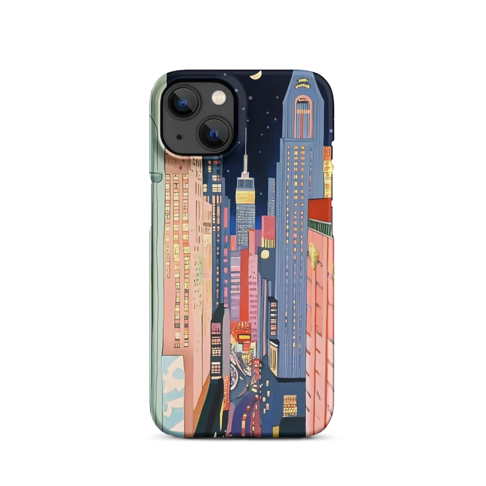 Urban Dreamscape: A Pop Art Night | Phone Case |  13 | Snap Case | Matte