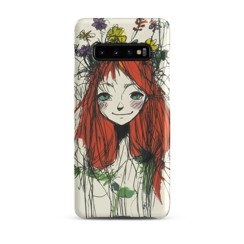 Whimsical Floral Portrait