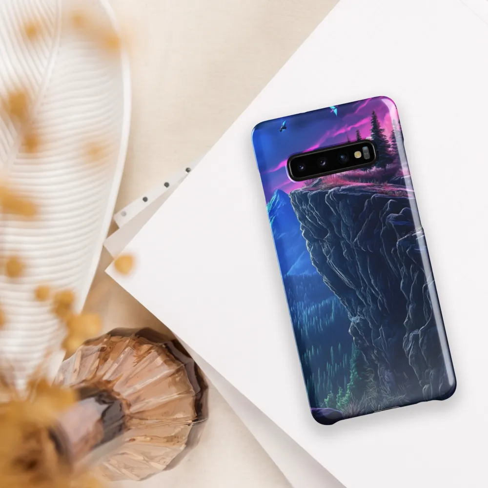 Ethereal Cliffs | Phone Case |  S10 Plus | Snap Case | Glossy