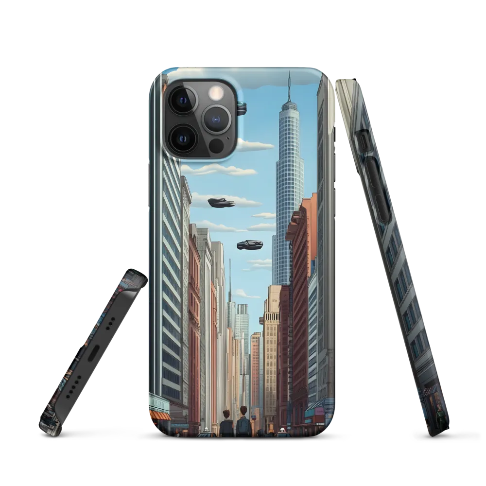 Futuristic Stroll through the Urban Skyline