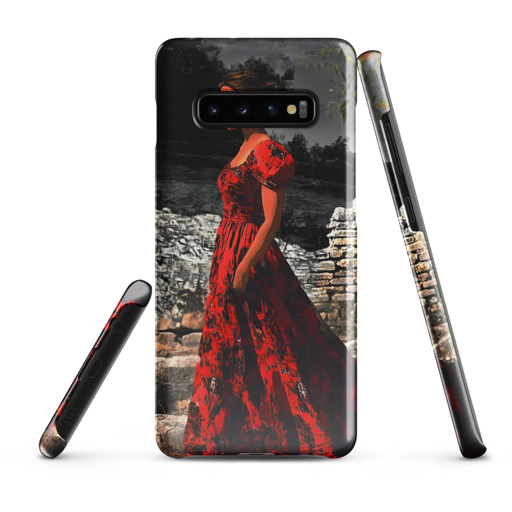 Elegance in Red | Phone Case |  S10 Plus | Snap Case | Glossy