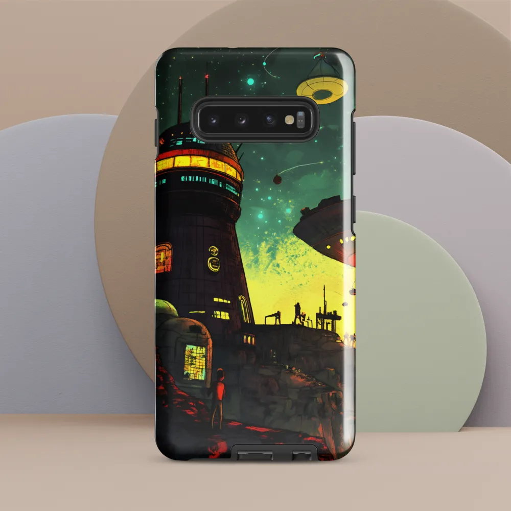 Futuristic Horizons: A Glimpse into Tomorrow | Phone Case |  S10 Plus | Tough Case | Glossy