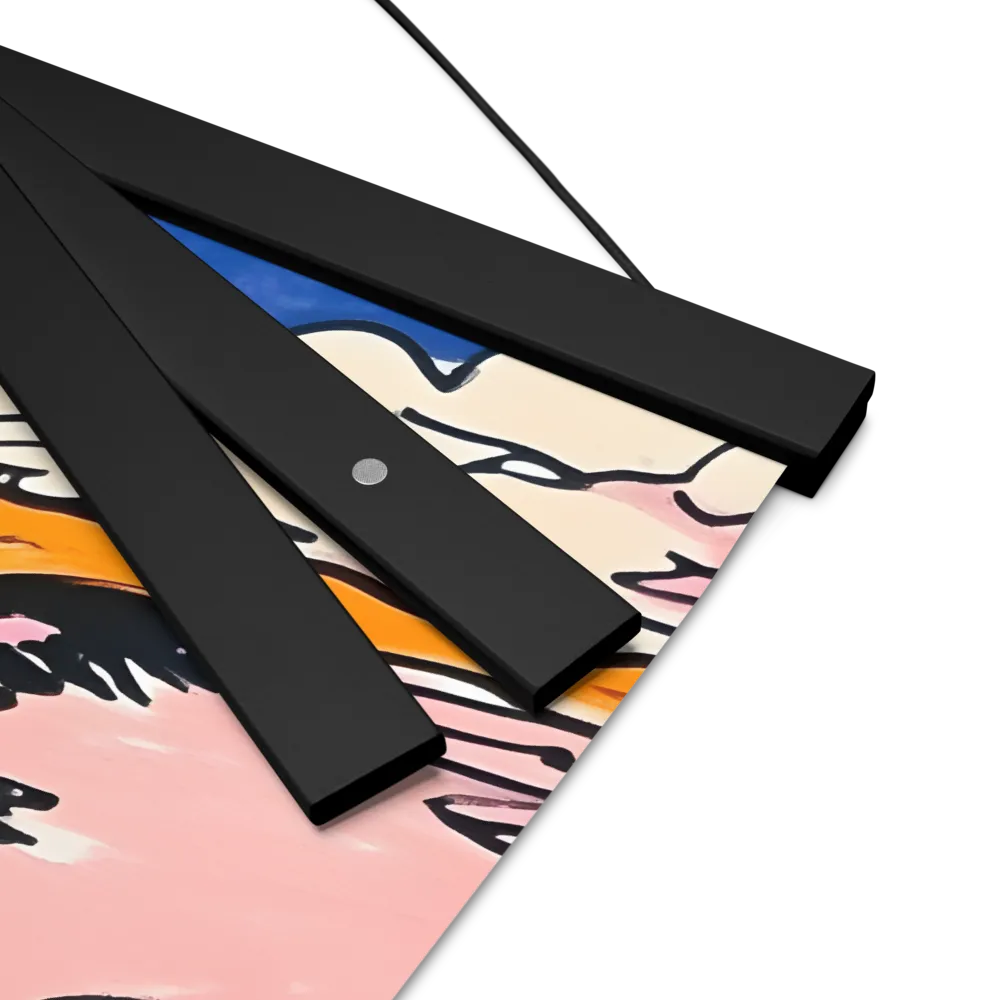 A Journey into Freedom | Poster With Black Wood Hanger | 16″×16″