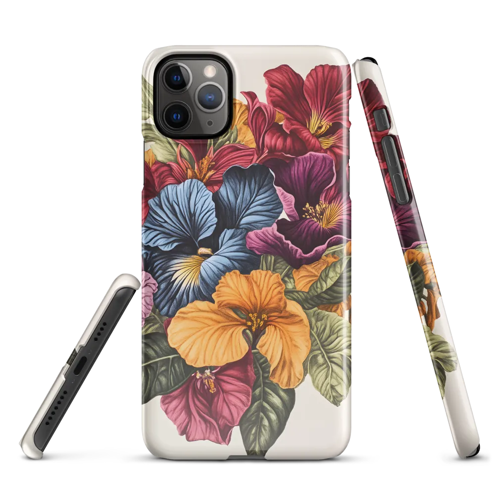 Floral Symphony in Color | Phone Case |  11 Pro Max | Snap Case | Glossy