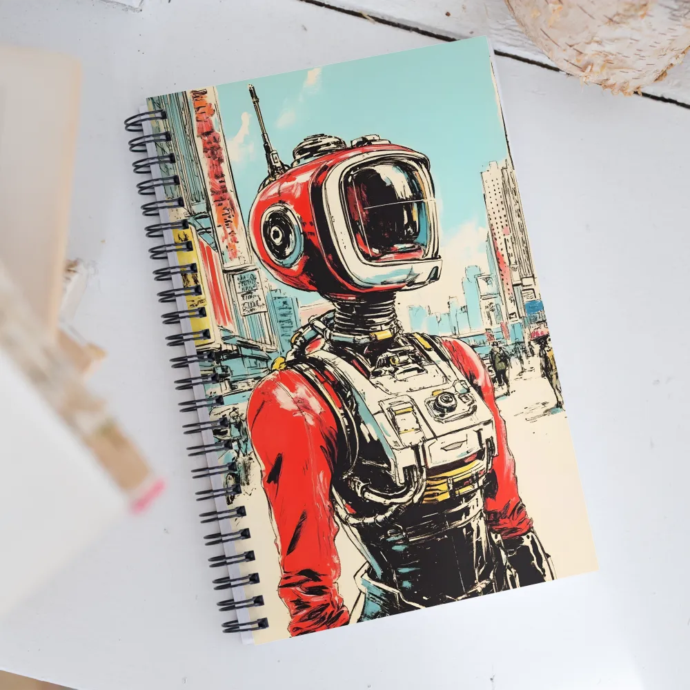 Future Guardian of the City | Spiral Notebook