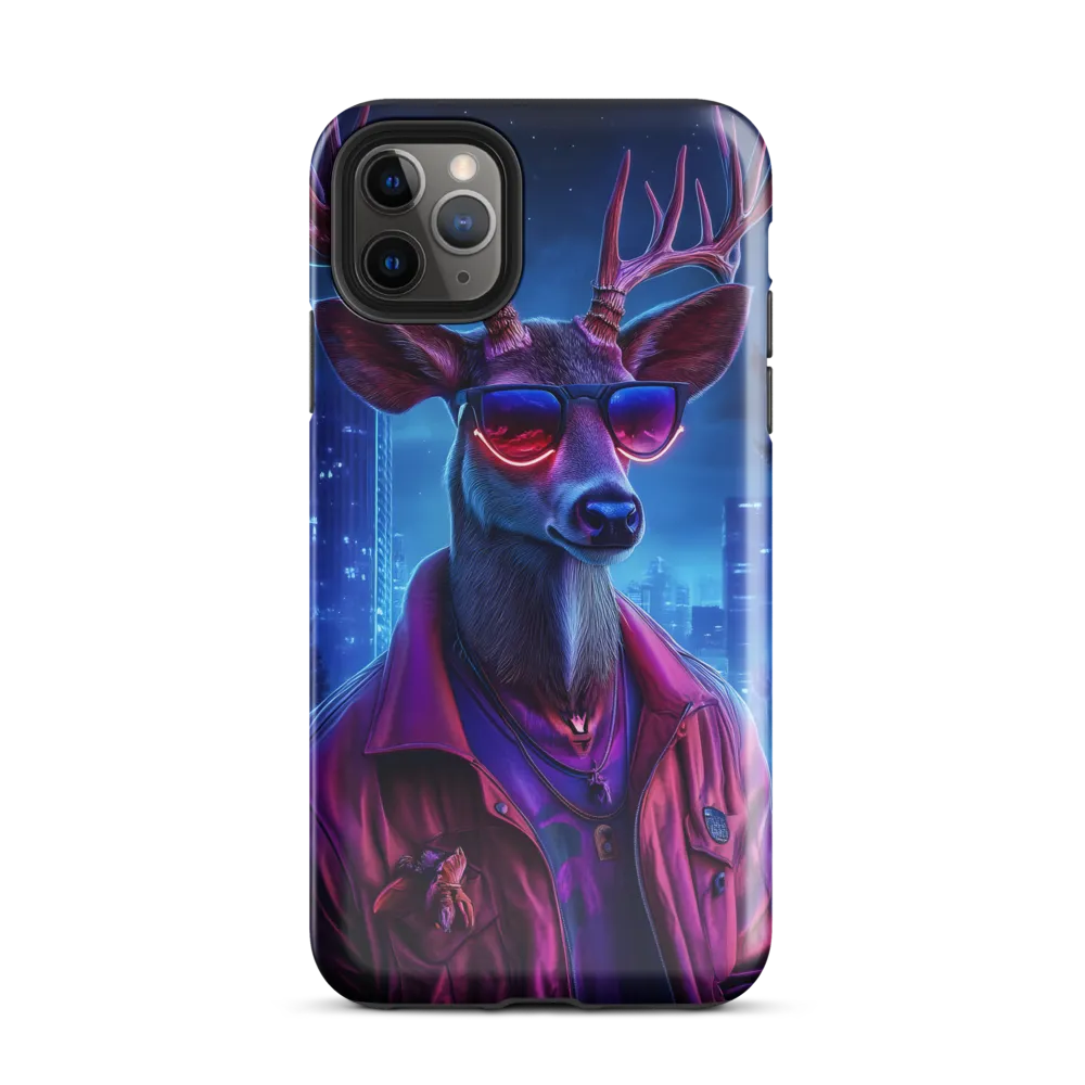 Urban Serenade: The Cool Deer | Phone Case |  11 Pro Max | Tough Case | Glossy