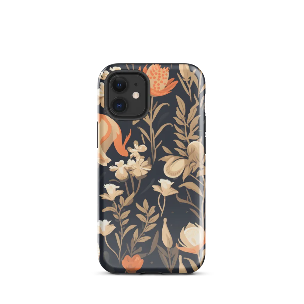 Floral Harmony: A Dance in the Dark