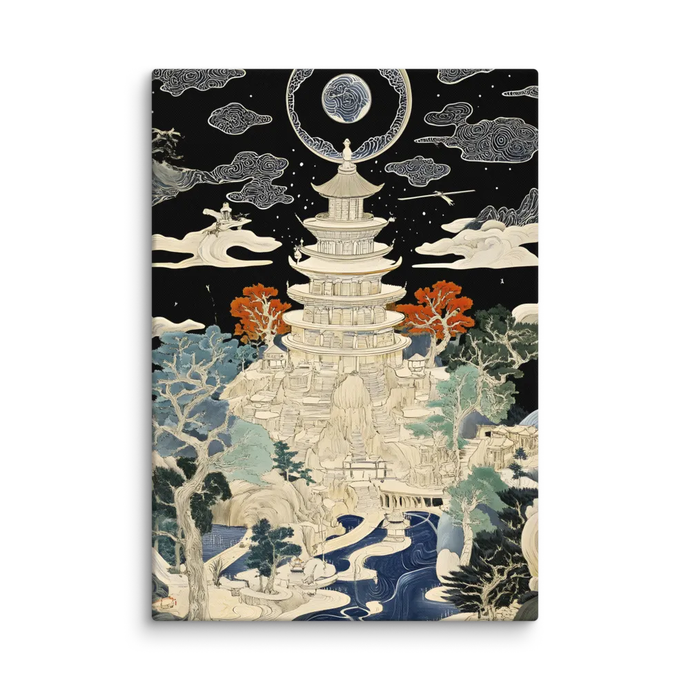 Whispers of the Pagoda | Canvas | 28″×40″