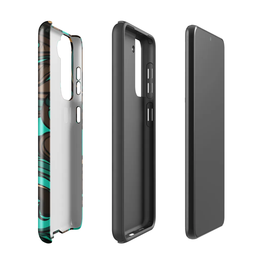 Fluctuating Currents | Phone Case |  S21 | Tough Case | Glossy