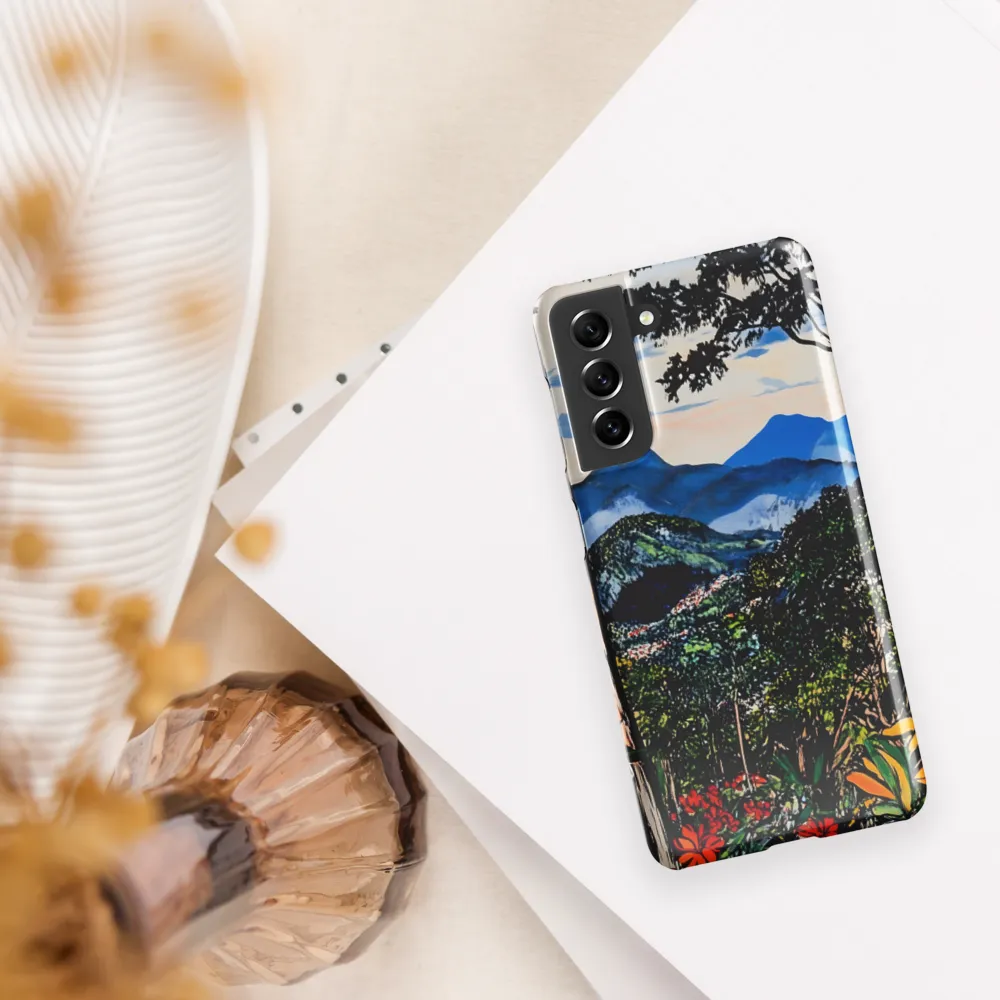 Nature's Vibrant Embrace | Phone Case |  S21 | Snap Case | Glossy
