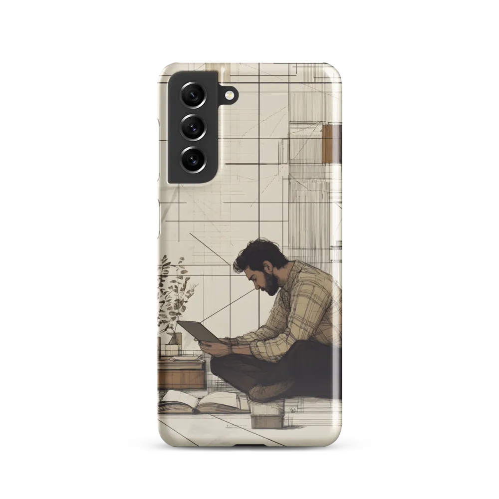 Quiet Reflections in Line | Phone Case |  S21 | Snap Case | Glossy