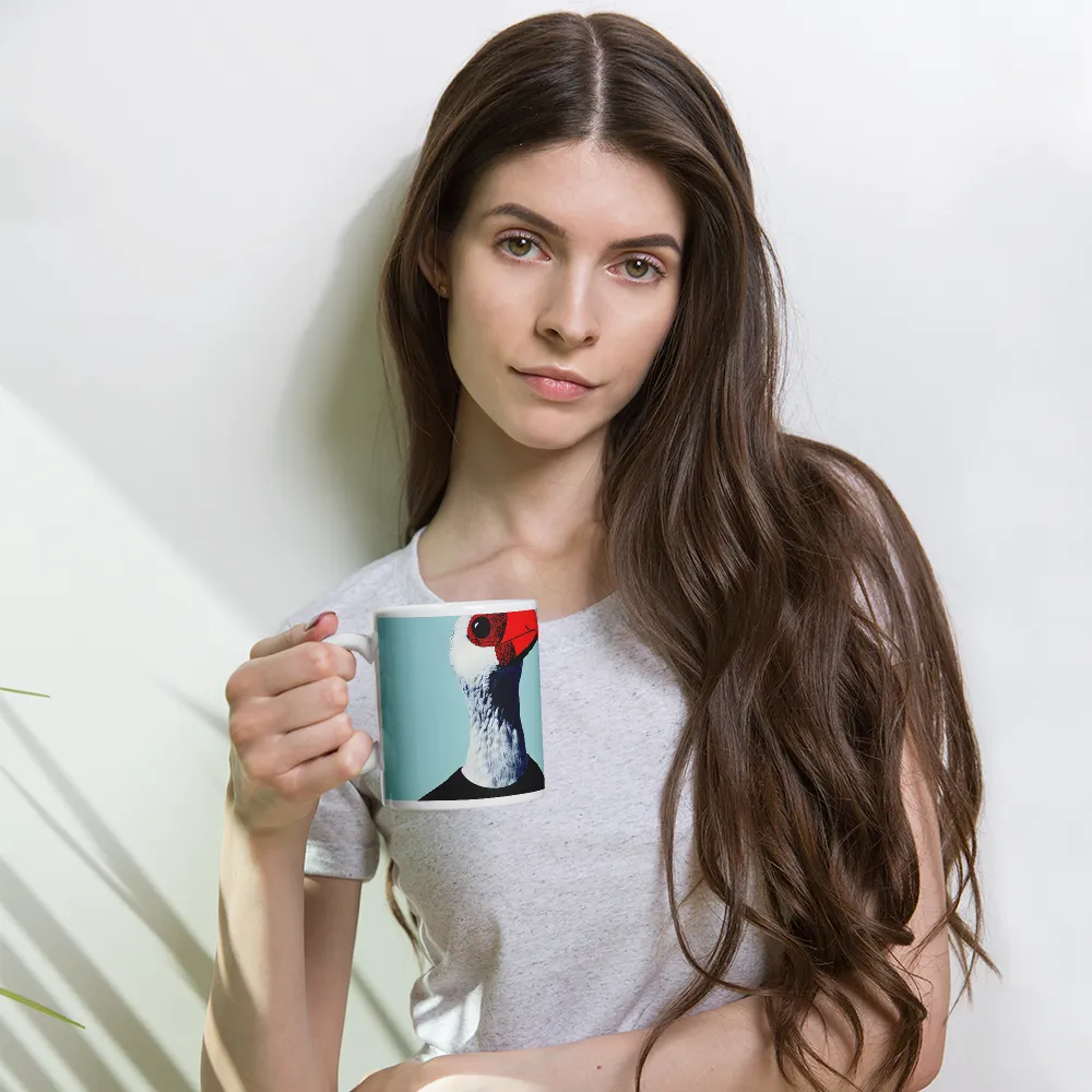 The Surreal Avian Portrait | Mug with White inside | 11 oz