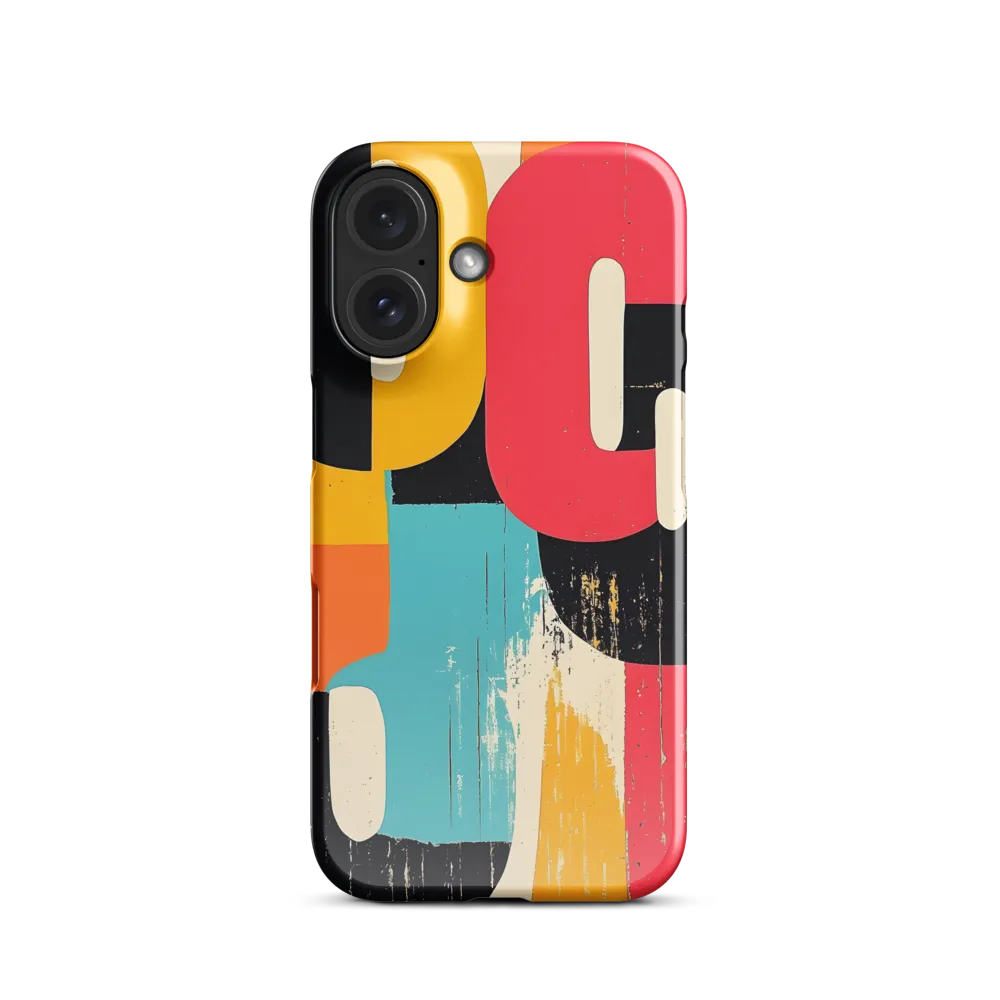 Colorful Curves: Numbers in Harmony | Phone Case |  16 | Snap Case | Glossy