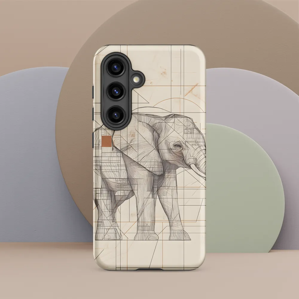 Geometric Elegance: The Steel Elephant