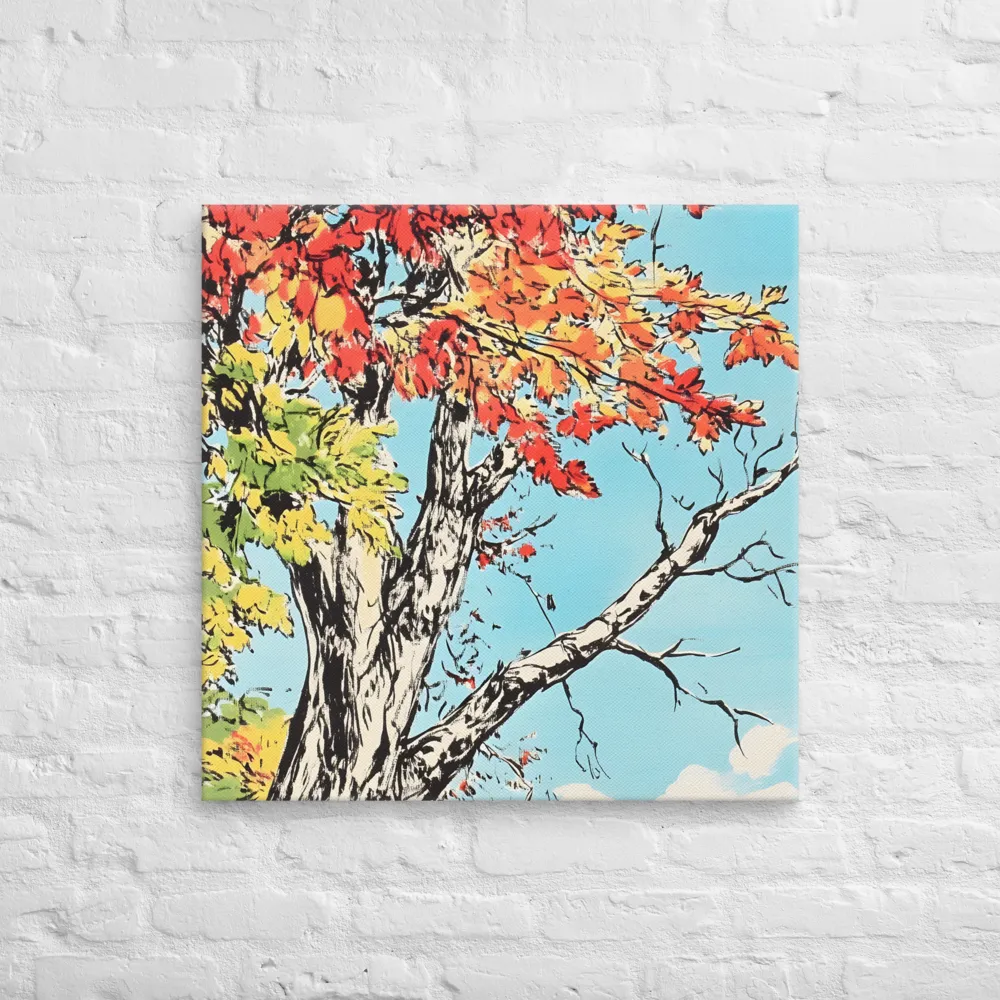 Autumn's Embrace | Canvas | 28″×28″
