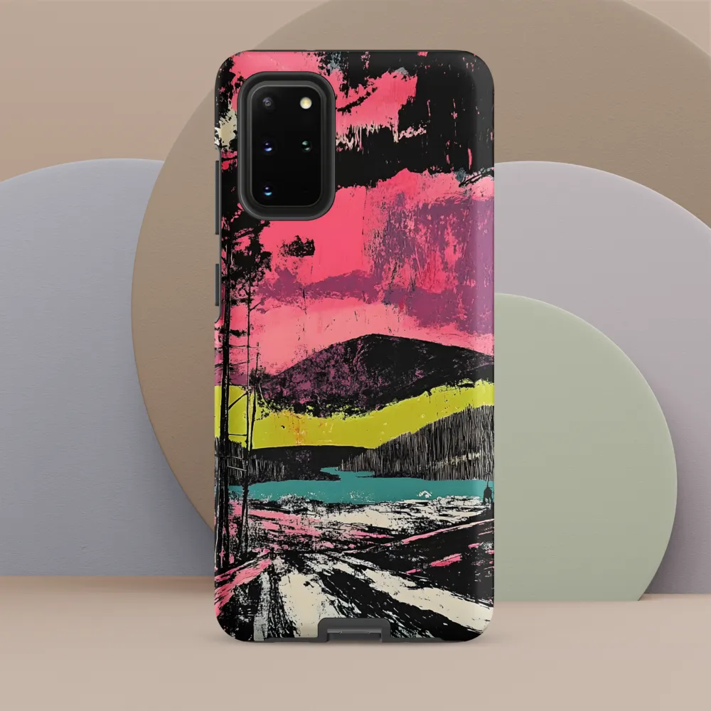 Vibrant Horizons: A Landscape in Contrast