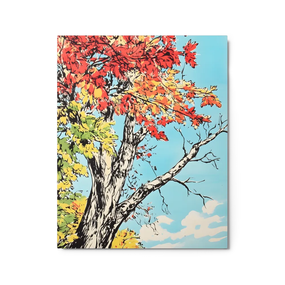 Autumn's Embrace | Metal Print | 16″×20″