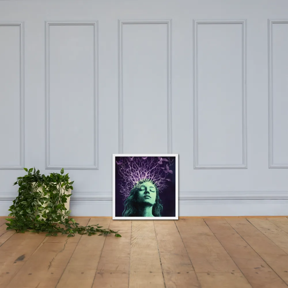 Whispers of Freedom | Poster with White Frame | 18″×18″