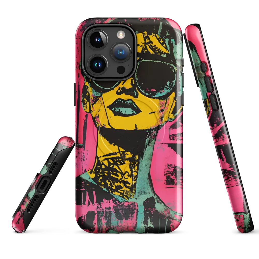 Confident Portrait in Neon Colors