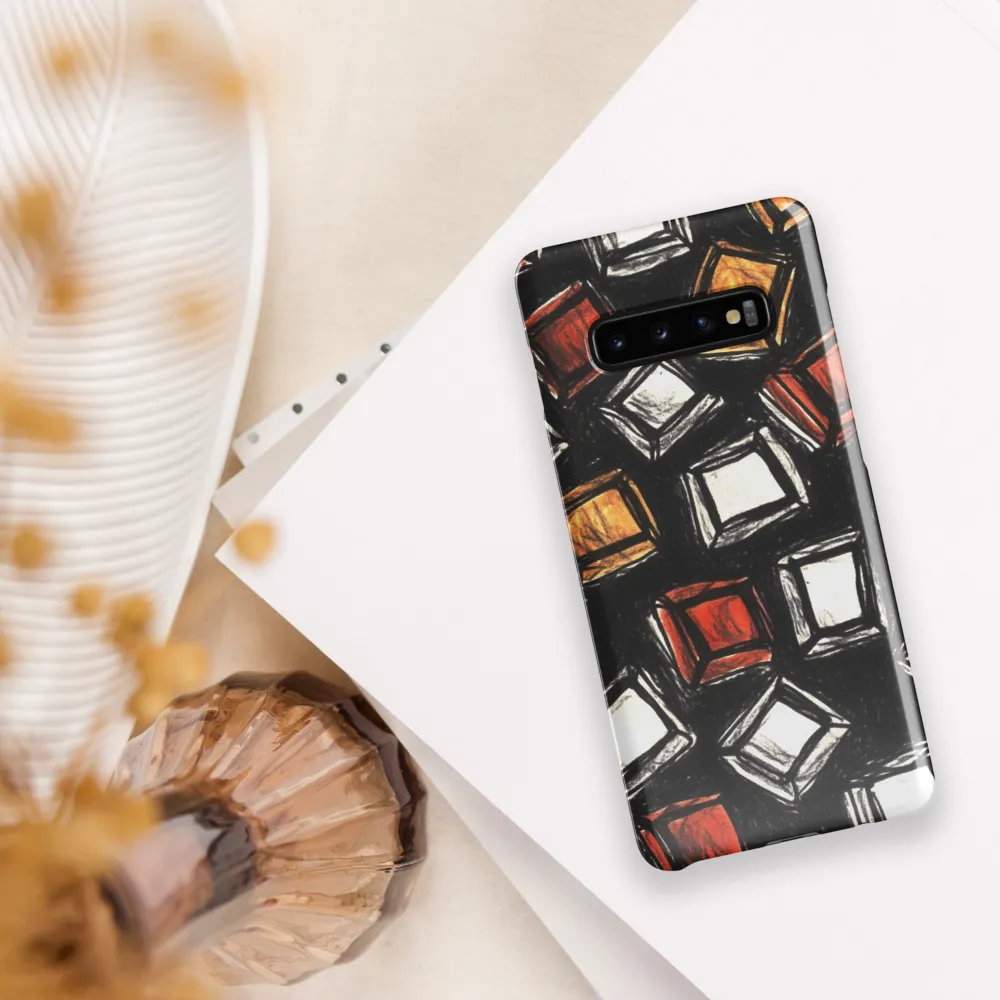 Reflections in Geometric Form | Phone Case |  S10 Plus | Snap Case | Glossy