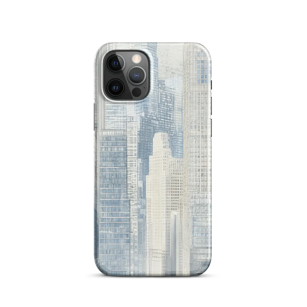 Urban Serenity: A Modern Cityscape | Phone Case |  12 Pro | Snap Case | Glossy