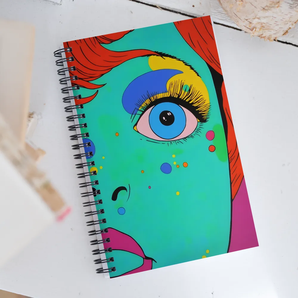 Vibrant Gaze | Spiral Notebook