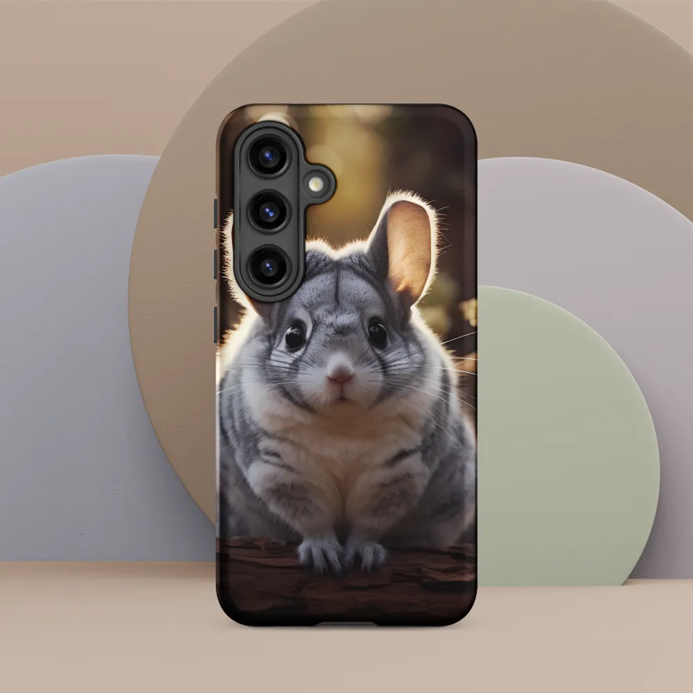 Curious Chinchilla in the Forest