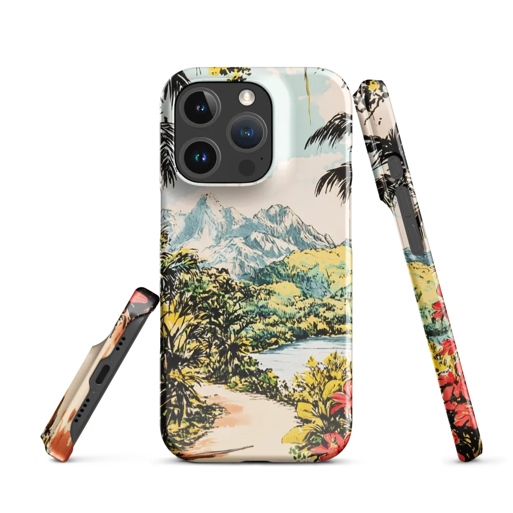 Tropical Serenity | Phone Case |  16 Pro | Snap Case | Glossy