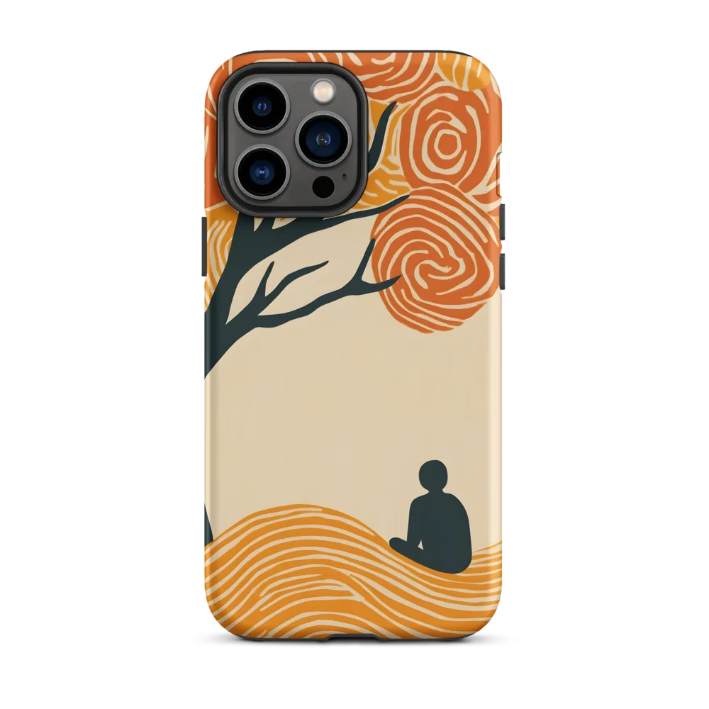 Silent Reflections under Swirling Leaves | Phone Case |  13 Pro Max | Tough Case | Matte