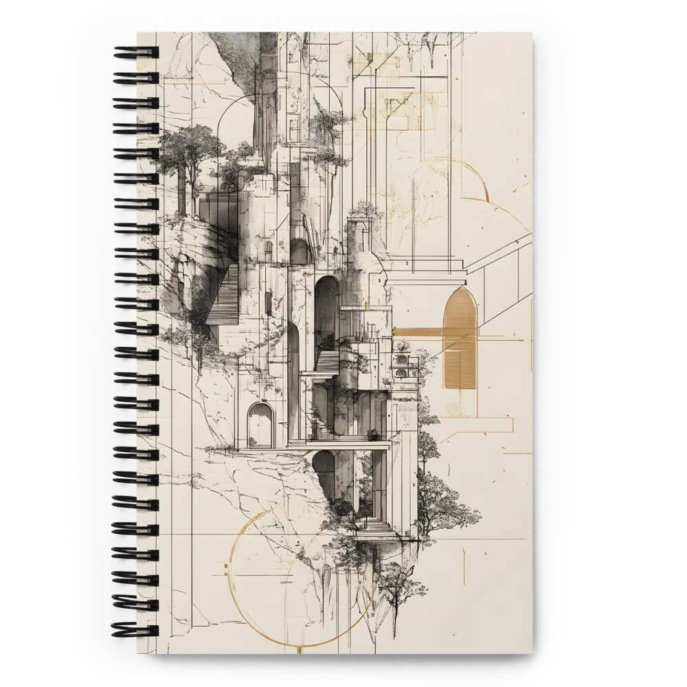 Ethereal Architectures | Spiral Notebook