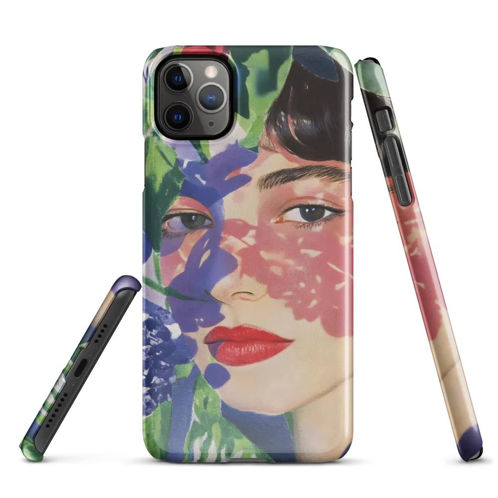 Whispers of Nature: A Floral Portrait | Phone Case |  11 Pro Max | Snap Case | Glossy