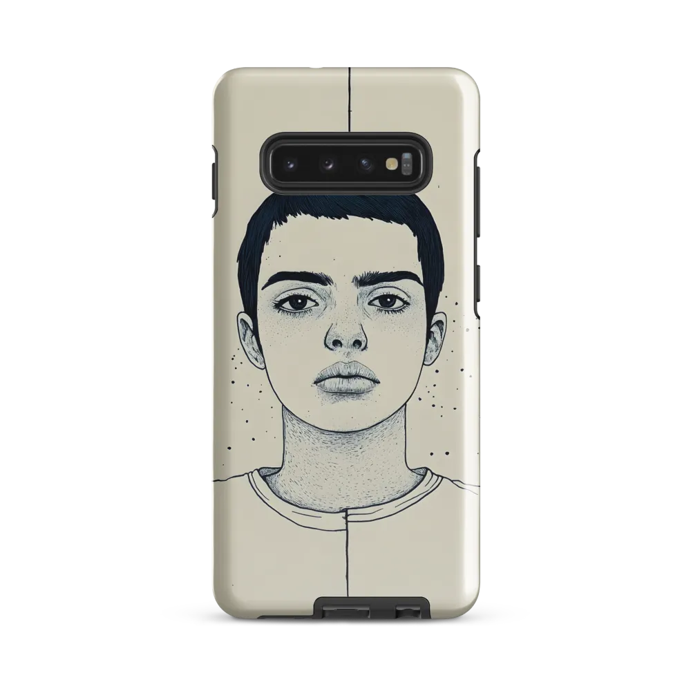 Embodying Serenity: A Contemporary Portrait | Phone Case |  S10 Plus | Tough Case | Glossy