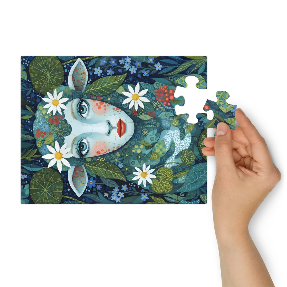 Woodland Faun 
 Jigsaw Puzzle in Tin Box