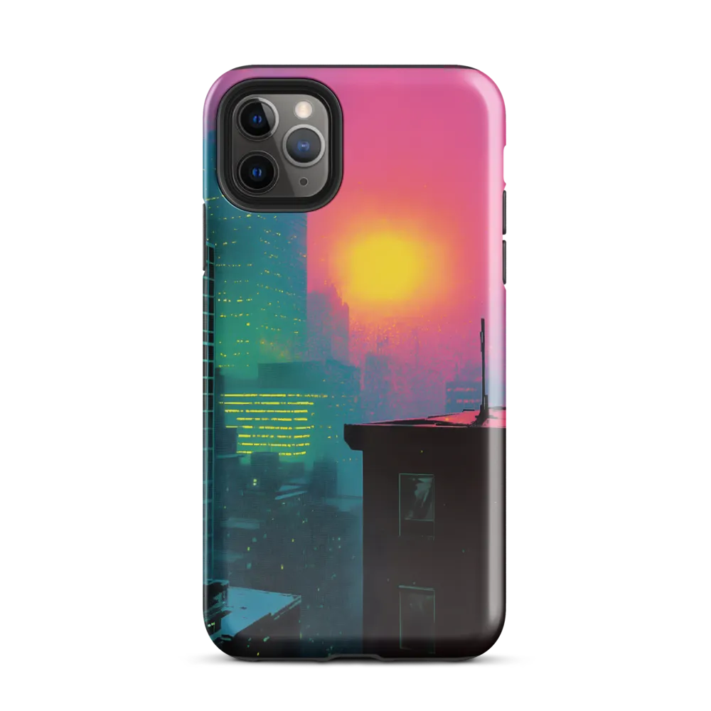 Neon Horizon | Phone Case |  11 Pro Max | Tough Case | Glossy