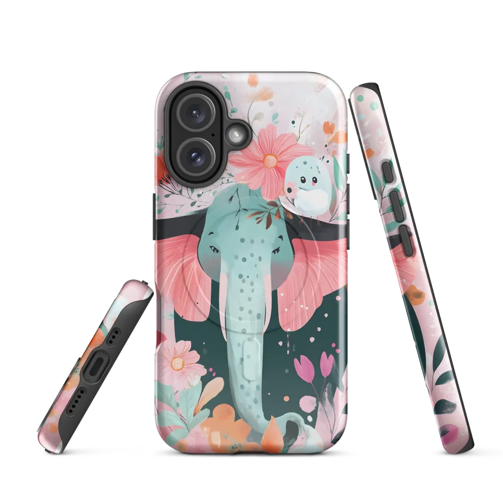 Whimsical Elephant in Bloom