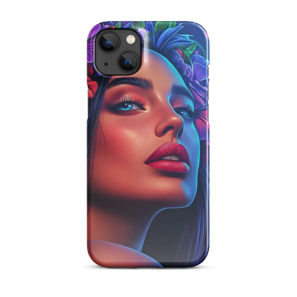 Radiance of the Floral Queen | Phone Case |  14 Plus | Snap Case | Glossy