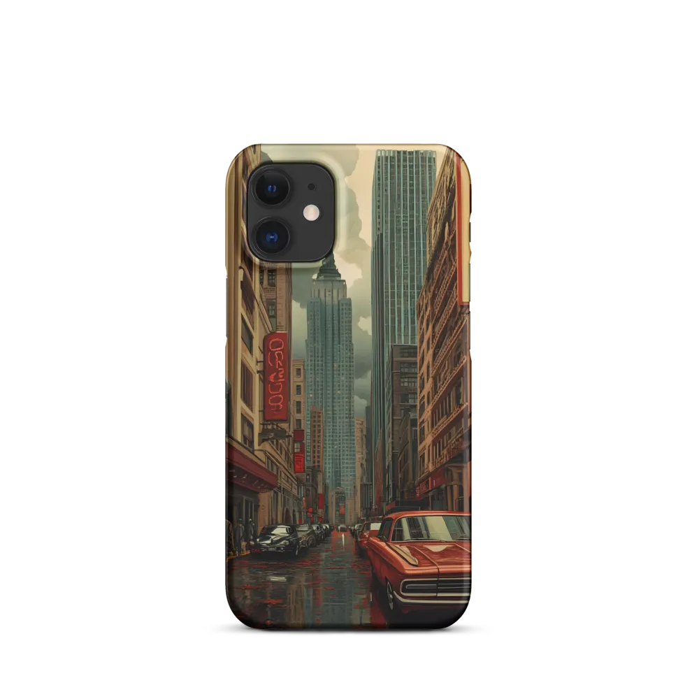 Nostalgic Cityscape: Reflections of a Forgotten Era | Phone Case |  12 Mini | Snap Case | Matte