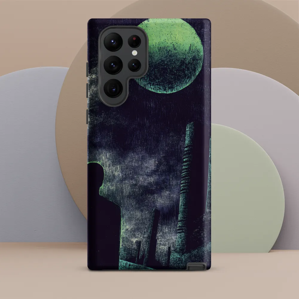 Lunar Solitude | Phone Case |  S22 Ultra | Tough Case | Matte