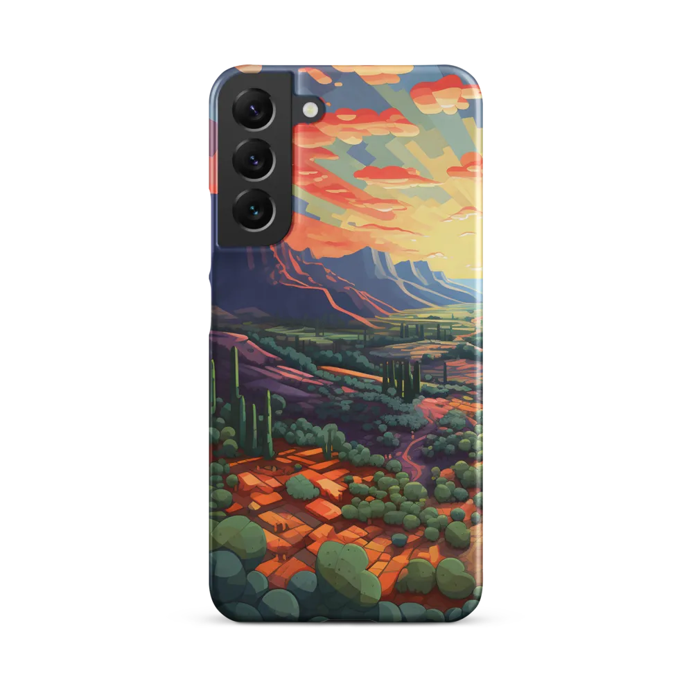 Desert Serenity at Dusk | Phone Case |  S22 Plus | Snap Case | Matte